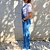 JARDINEIRA JEANS WIDE LEG (APENAS 40) - Imagem 2