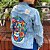JAQUETA JEANS PERSONALIZADA LEÃO - Imagem 3