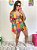 CONJUNTO CAJU - ROXO/LARANJA/VERDE - Imagem 7