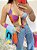 CONJUNTO CAJU - LILÁS/AMARELO/AZUL - Imagem 5