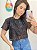 CROPPED PAETÊ BORN TO SHINE - PRETO - Imagem 2