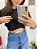 CROPPED PAETÊ BORN TO SHINE - PRETO - Imagem 6