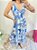 VESTIDO DE ALCINHA FLORAL AZUL - Imagem 6