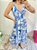 VESTIDO DE ALCINHA FLORAL AZUL - Imagem 3