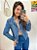 JAQUETA JEANS BORDADA PRIMAVERA BOHO (APENAS P) - Imagem 5