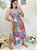 VESTIDO ALCINHA MIDI FLOR POWER (VERDE ÁGUA) - Imagem 3