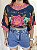 BLUSA AMARRAÇÕES FLORESCER - AZUL MARINHO - Imagem 3