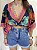 BLUSA AMARRAÇÕES FLORESCER - AZUL MARINHO - Imagem 2