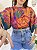 BLUSA AMARRAÇÕES POMAR ABSTRATO - Imagem 8