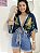 BLUSA AMARRAÇÕES FAUNA BRASILEIRA - AZUL MARINHO - Imagem 2