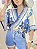 BLUSA AMARRAÇÕES SANTORINI BRANCO COM AZUL - Imagem 5