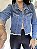 JAQUETA JEANS MÉDIO TREND - Imagem 6