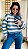 BLUSA LISTRADA LINHA ASSETINADA IMPORTADA - Imagem 4