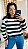 BLUSA LISTRADA LINHA ASSETINADA IMPORTADA - Imagem 8