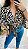 BLUSA AMARRAÇÕES WILD MARROM COM OFF WHITE - Imagem 1
