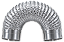 Duto Flexível Aluminizado para Exaustão – 100 mm e 150 mm - Imagem 1