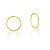 Piercing Argolinha Ouro 18k. - Imagem 1