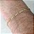 PULSEIRA GROUMET 3 X 1 COM 20 CM DE COMPRIMENTO OURO 18K. - Imagem 2