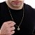 CORRENTE MASCULINA GROUMET  ESTRELA DE DAVI COM 60CM  DE COMPRIMENTO OURO 18K. - Imagem 2