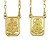 ESCAPULÁRIO CARTIER DUPLA FACE COM 60 CM DE COMPRIMENTO OURO 18K. - Imagem 1
