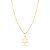 CORRENTE PIASTRINE COM PINGENTE ESTRELA DE DAVI COM 60CM DE COMPRIMENTO OURO 18K. - Imagem 1