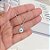 PINGENTE OLHO GREGO  COM 1CM DE COMPRIMENTO OURO18K. - Imagem 3