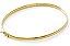 PULSEIRA BRACELETE LISO OURO 18K. - Imagem 1