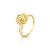 ANEL FLOR OURO 18K. OBS. NUMERAÇAO DISPONÍVEL  ATÉ 24. - Imagem 1