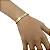 PULSEIRA INFANTIL CHAPINHA GROUMET COM 13CM DE COMPRIMENTO OURO 18K. - Imagem 2