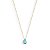 GARGANTILHA GOTA CITRINO GEMA NATURAL 45CM DE COMPRIMENTO OURO 18K. - Imagem 1
