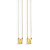 ESCAPULÁRIO CARTIER COM UMA FACE 60CM DE COMPRIMENTO OURO 18K - Imagem 1