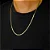 CORRENTE PIASTRINE MASCULINA  60CM DE COMPRIMENTO OURO 18K. 3MM - Imagem 2