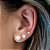 BRINCO DE PÉROLAS 6MM OURO 18K. - Imagem 3