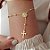 PULSEIRA TERÇO N. SENHORA DAS GRAÇAS COM 18CM DE COMPRIMENTO OURO 18K. - Imagem 2