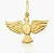 PINGENTE ESPÍRITO SANTO 1CM DE COMPRIMENTO OURO 18K. - Imagem 1