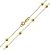GARGANTILHA BOLAS 6MM COM 45CM OURO 18K - Imagem 1