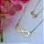 GARGANTILHA INFINITO AMOR ETERNO 40CM OURO 18K - Imagem 1