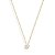 gargantilha blãozinho Ponto de Luz Zircônia 4mm 45cm Ouro 18k. - Imagem 1