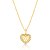 Gargantilha Coração Zircônia 45cm Ouro 18k.7104 - Imagem 1