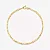 Pulseira Piastrine 21cm Ouro 18k. - Imagem 1