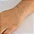 Pulseira Piastrine 19cm Ouro 18k. - Imagem 1