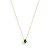 Gargantilha Cartier Gota Zircônia Verde e Branca 45cm Ouro 18k. - Imagem 1