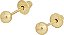 BRINCO INFANTIL BOLINHA 4MM OURO 18K. - Imagem 1