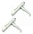 65158585 - Kit Dobradiça Porta Forno Fogão Electrolux Original - Imagem 3