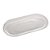 TRAVESSA CRISTAL DE CHUMBO OVAL PEARL WOLFF 30X15X2CM - Imagem 1