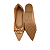 Sapatilha Feminina Fivela Napa Nude Confort Bico Fino - Imagem 4