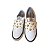 Tênis Feminino Casual Via Uno Pedraria Velcro Branco Confort - Imagem 3