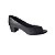 Sapato Feminino Peep Toe Sandália Salto Bloco Napa Confort - Imagem 1