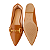 Mocassim Sapatilha Feminina Bico Fino Fivela Napa Moda - Imagem 8