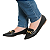 Mocassim Sapatilha Feminina Bico Fino Fivela Napa Moda - Imagem 3